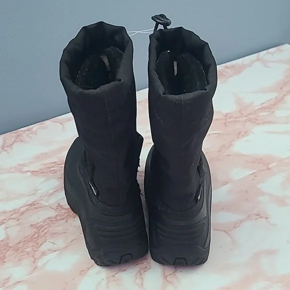 NWOT Kamik Wesley Black Snow Boots Toddler Sz 9 - Picture 5 of 9